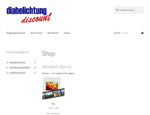 Tablet Screenshot of diabelichtung.info